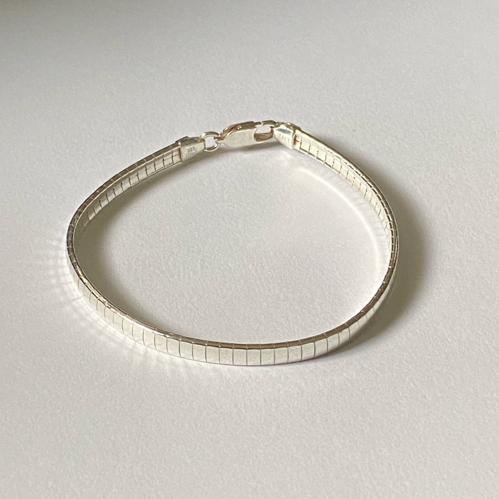 Vintage Italian Sterling Silver Bracelet